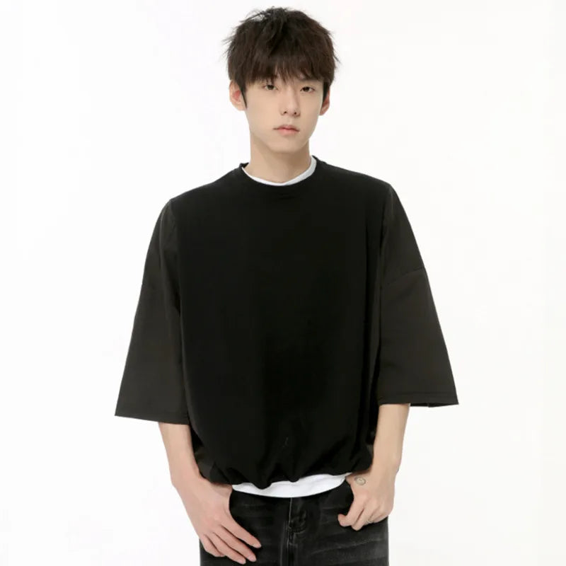 Casual Loose Round Neck Style T-Shirt