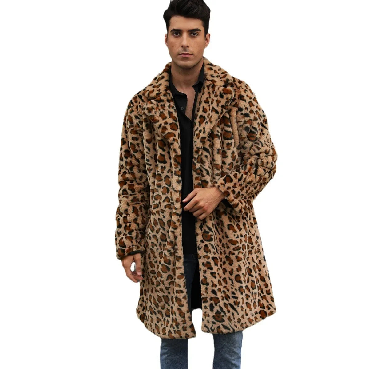 Leopard Faux Fur Winter Loose Coat