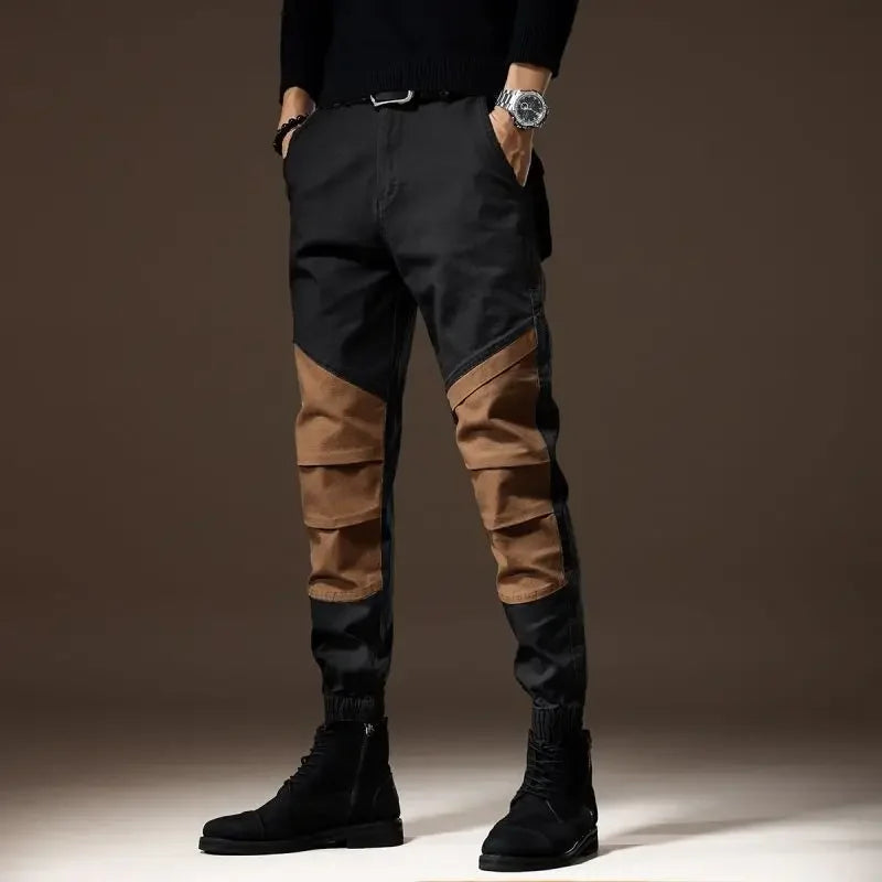 Stacked Vintage Biker Cargo Pants