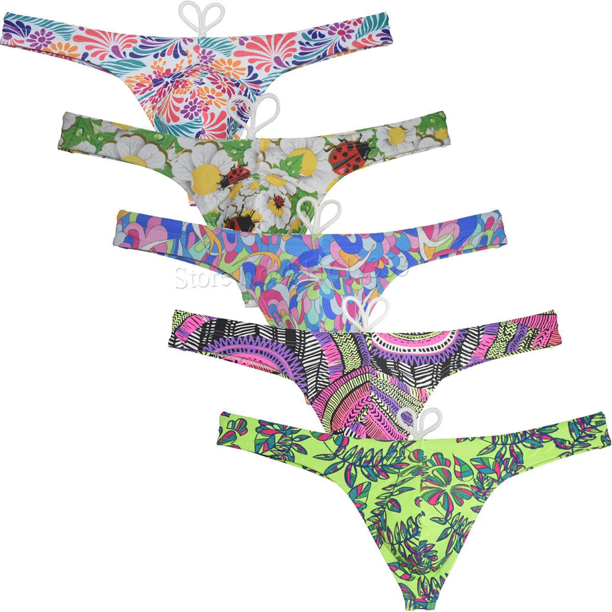 Colorful Geometric Printed Briefs