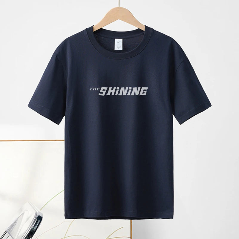 Cotton Polyester Letter Printed T-Shirt