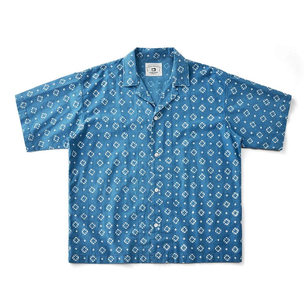 Blue Color Printed Pattern Shirt