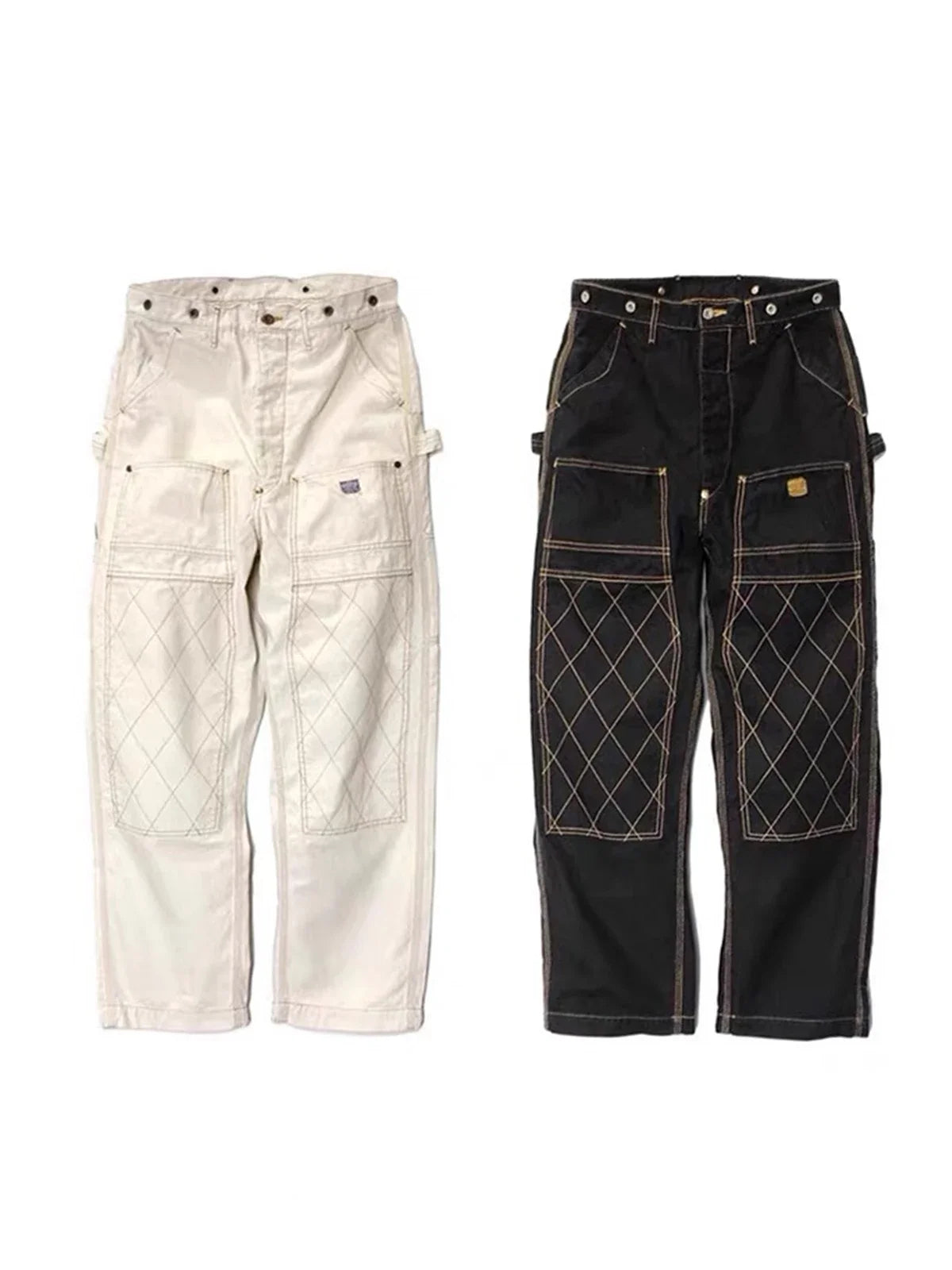 Casual Loose Stitched Decoration Pants