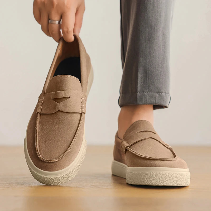Classic Signature Suede Loafers