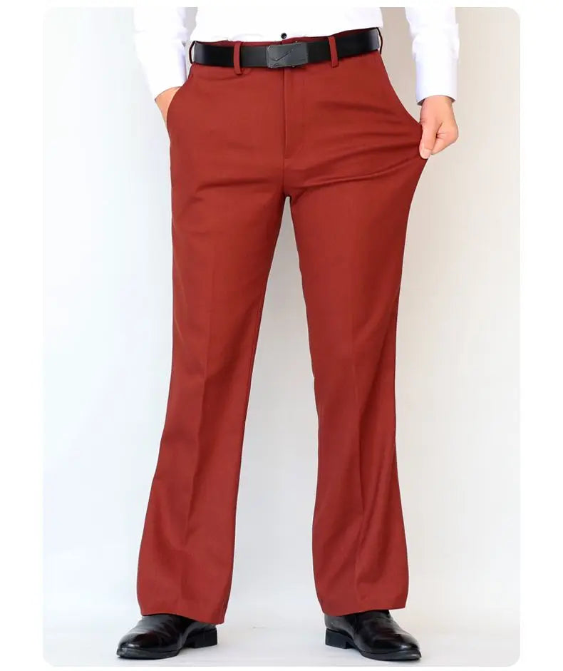 Solid Fashion High Waist Long Flare Pants