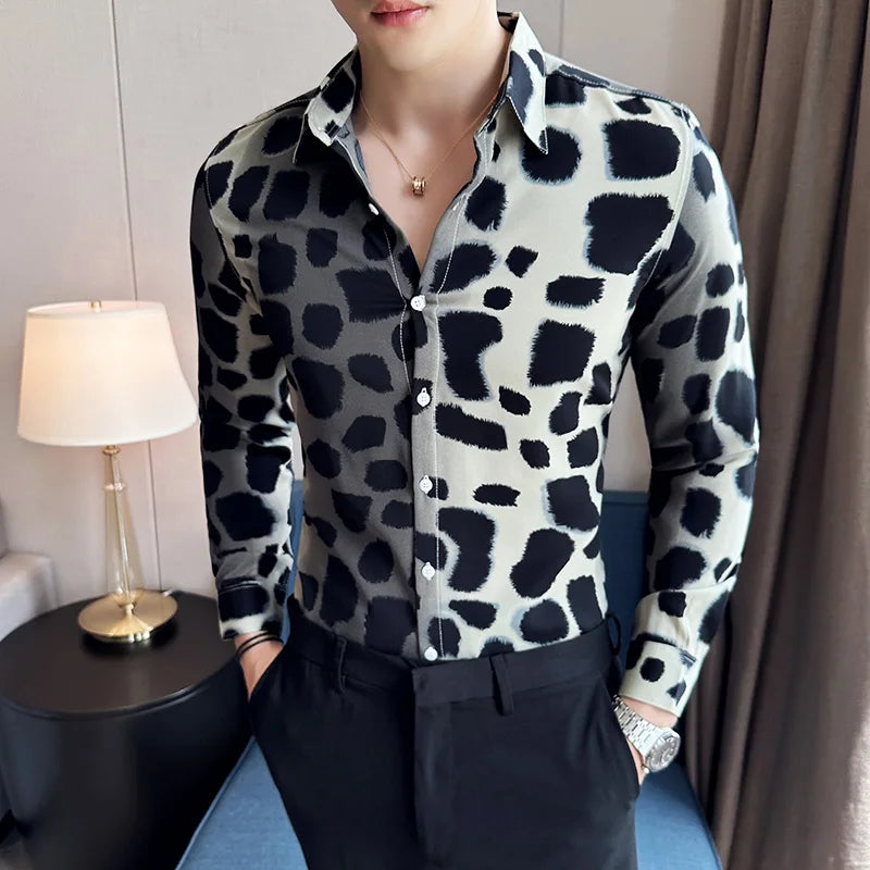 Casual Animal Printed Fit Shirt