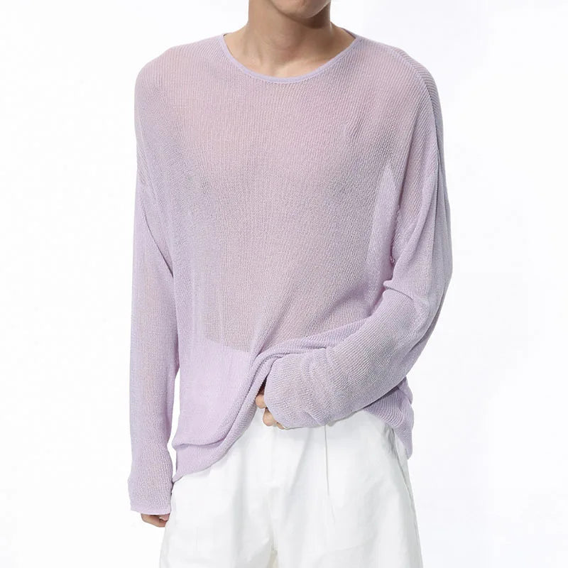 Solid Summer Long Sleeve T-Shirt