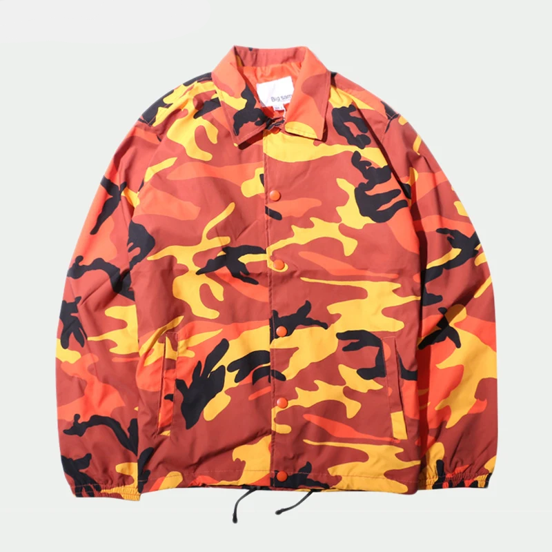 Streetwear Camouflage Windbreaker Jacket