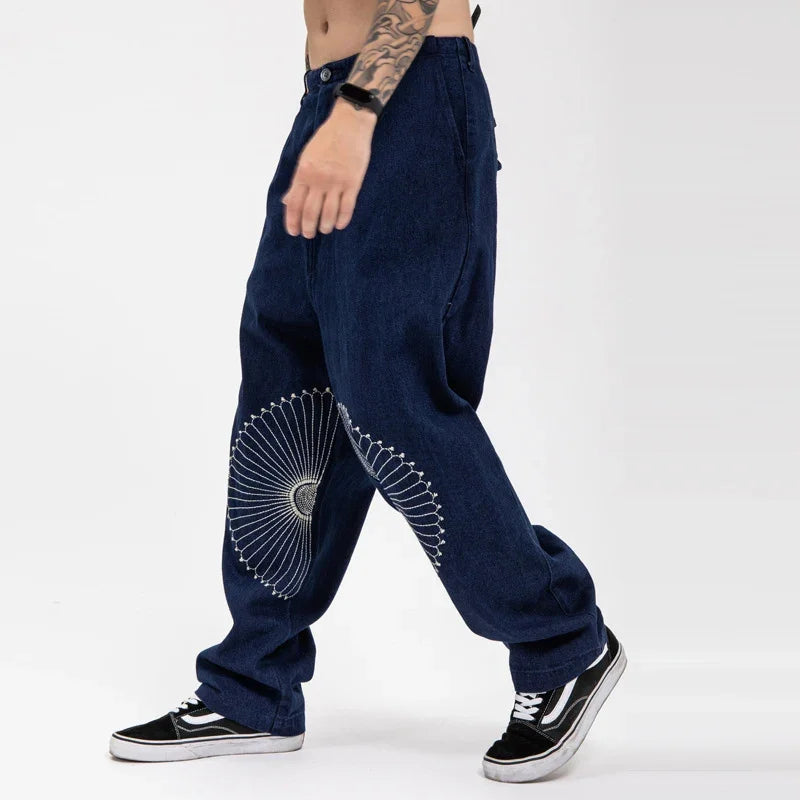 Hirata Hohiro Embroidered Loose Jeans