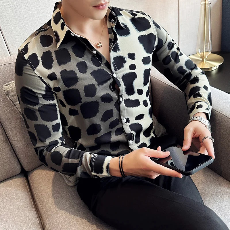 Casual Animal Printed Fit Shirt