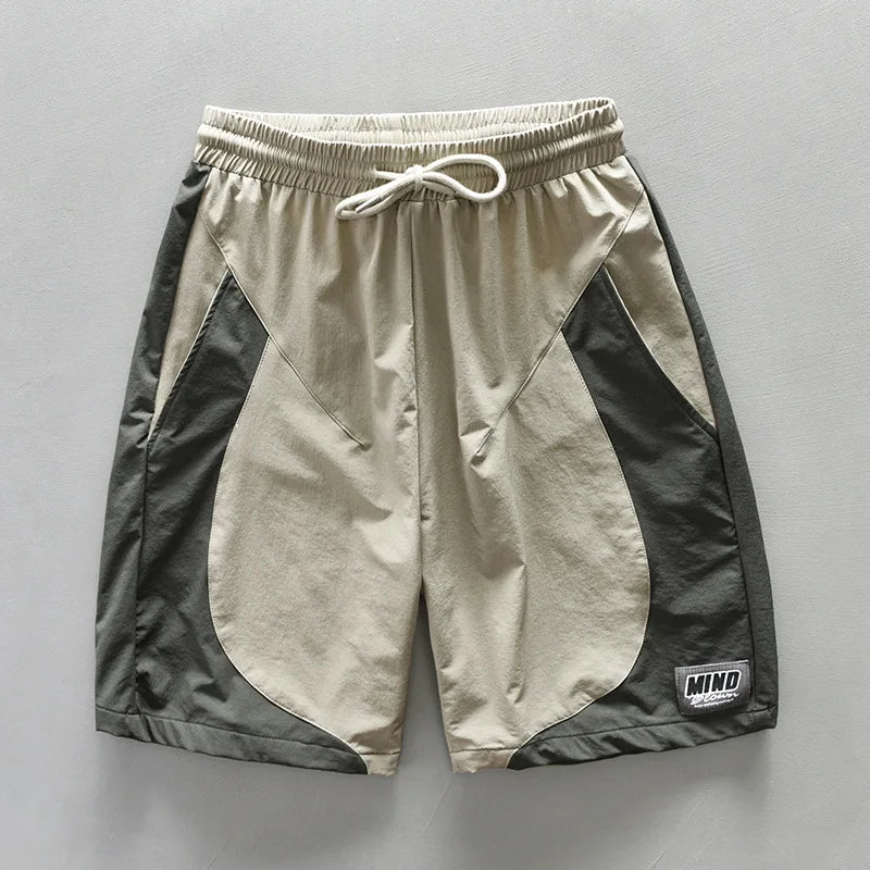 Patchwork Casual Cargo Shorts