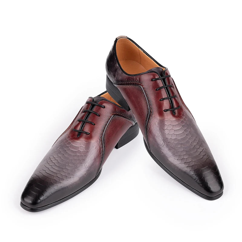 Genuine Leather Luxury Elegant Style Shoes