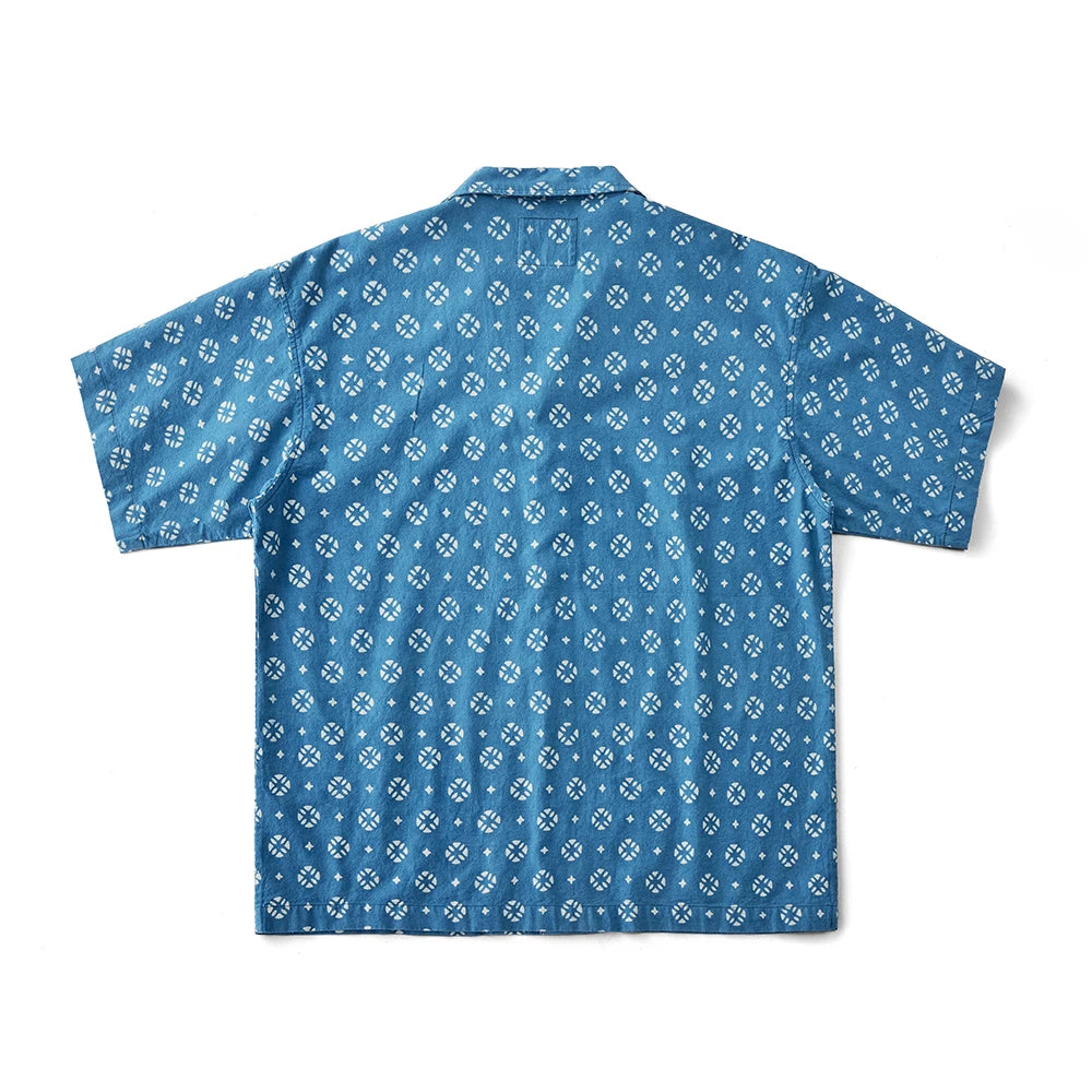 Blue Color Printed Pattern Shirt