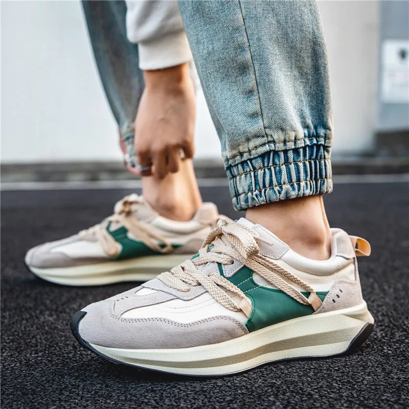 Casual Pointed Toe Canvas Sneakers