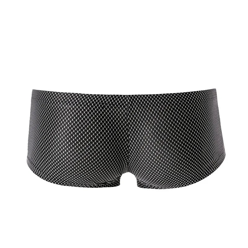 Dot Pattern Nylon Elastic Waist Boxer