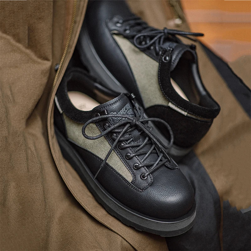 Retro Casual Color-Block Classic Sneakers