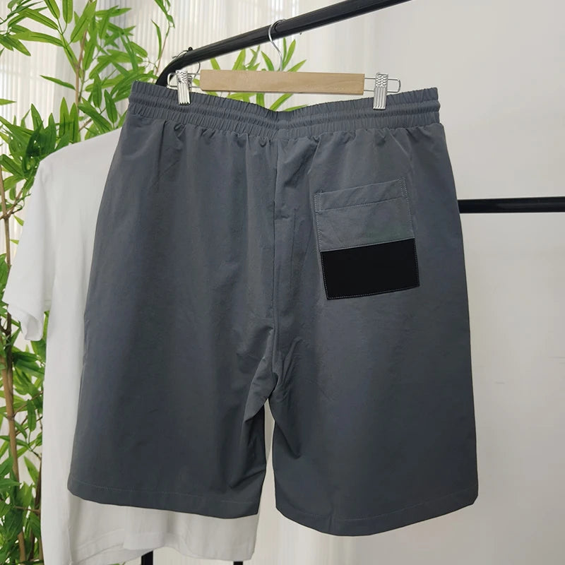 Loose Solid Pockets Cargo Shorts