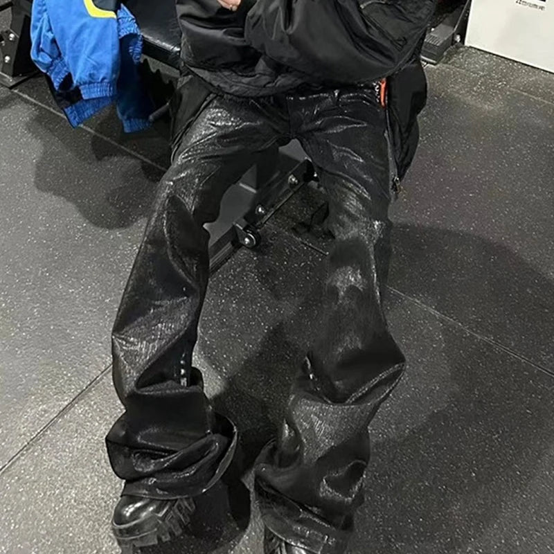 Refined Coated Flare Denim