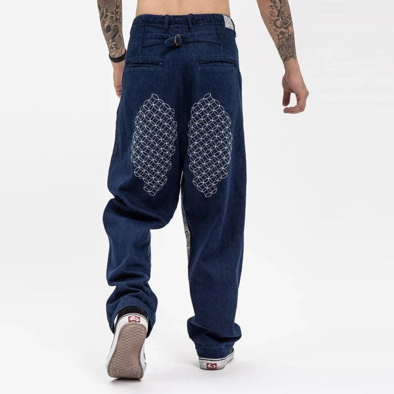 Hirata Hohiro Embroidered Loose Jeans