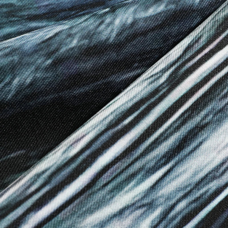 Abstract Dual-Buckle Jacket