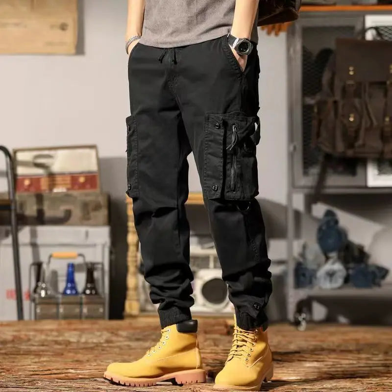 Multipockets Polyester Cargo Pants