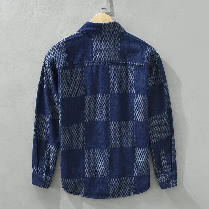 Checkered Patterned Cotton Polyester Shirt