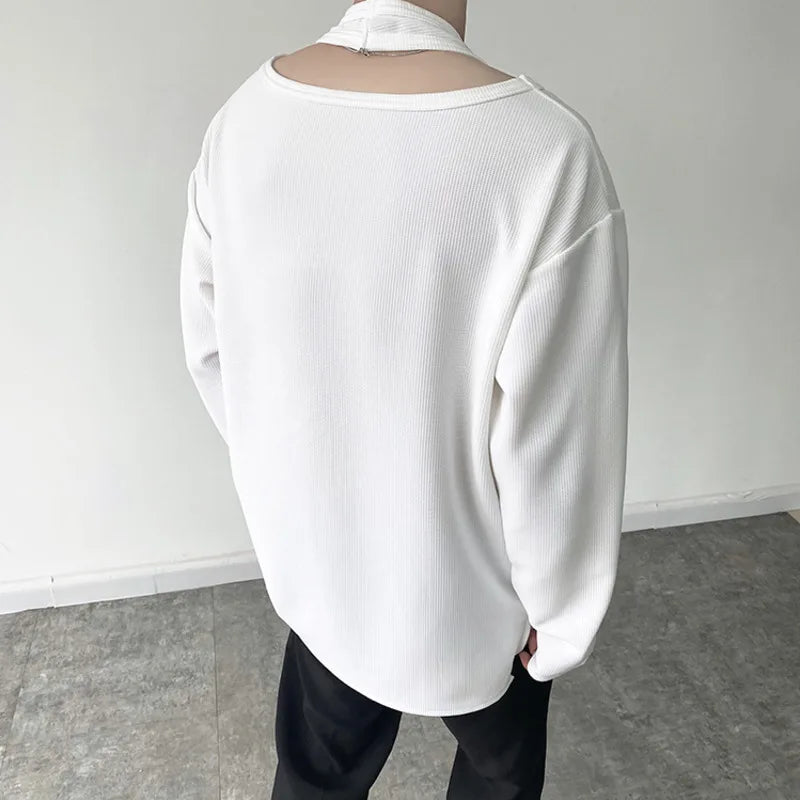 Double-Layer Hollow Out T-Shirt