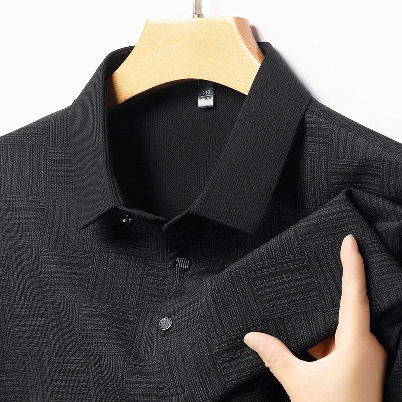 Printed Business Casual Style Polo Shirt