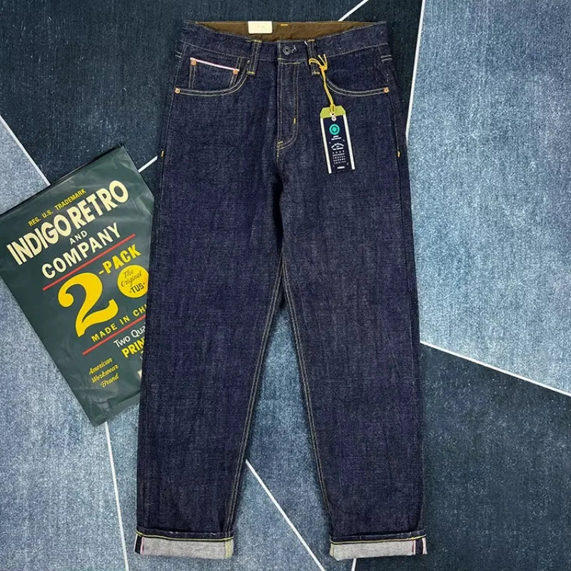 Raw Blue Vintage Straight Jeans