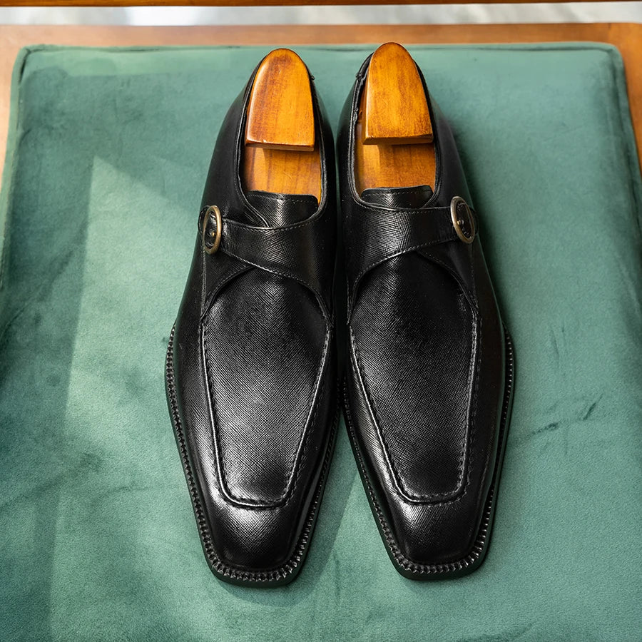 Single Monk Strap Dress Shoes