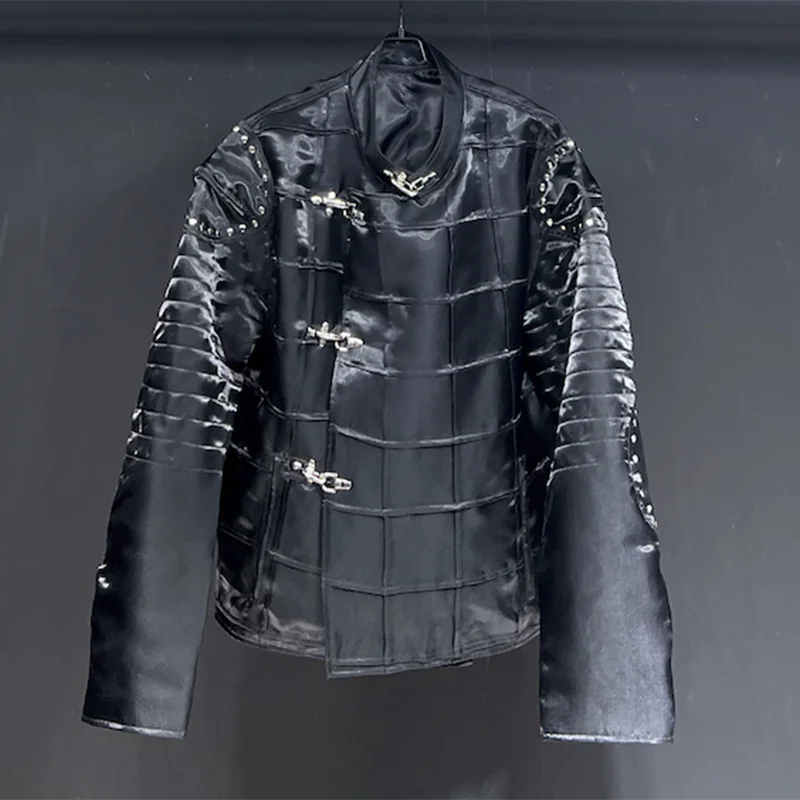 Rivet Metal Darkwear Loose Jacket