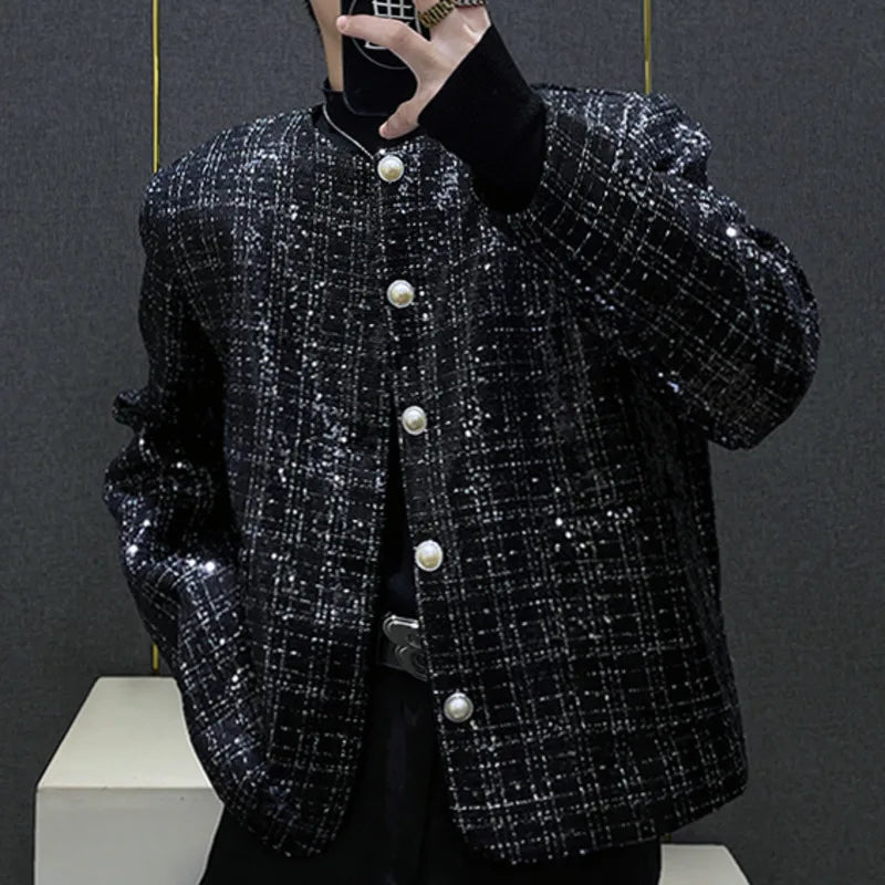 Single Button Club Style Jacket