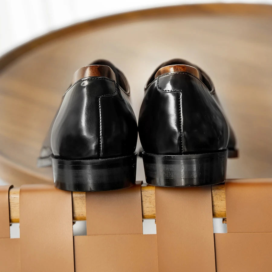 Shiny Elegant Leather Dress Oxfords Shoes
