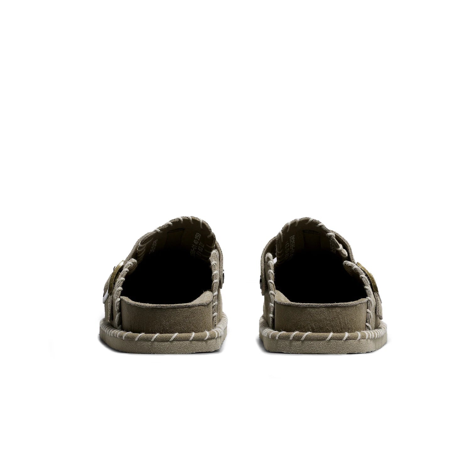 Buckle Decor Solid Mules Shoes