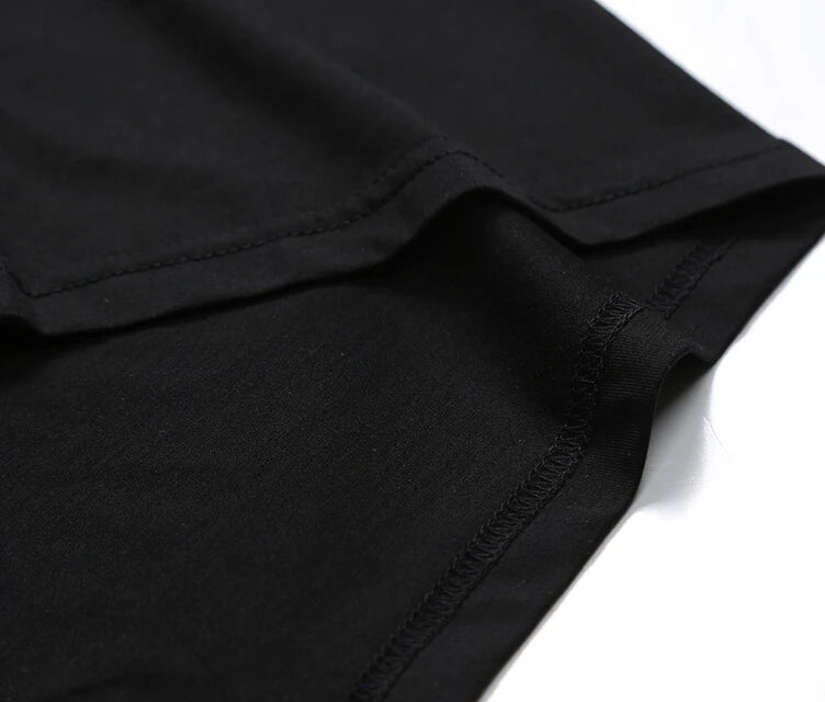 Rhinestone Skull Drill Loose T-Shirt