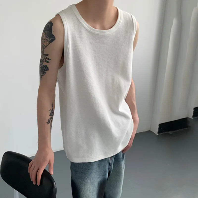 Minimalist Casual Loose Men's Tank Top