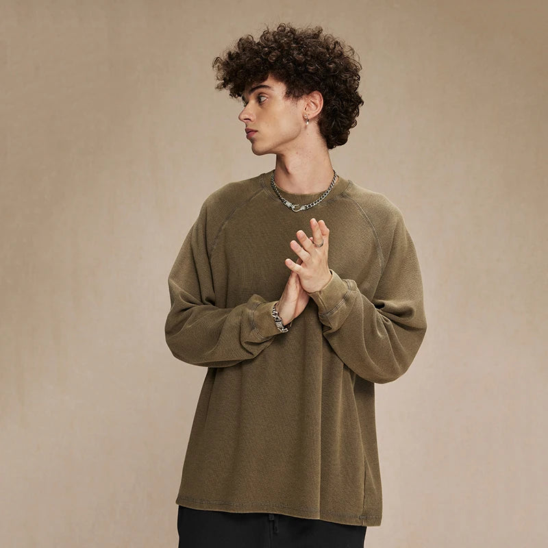 Washed Solid Color Loose T-Shirt