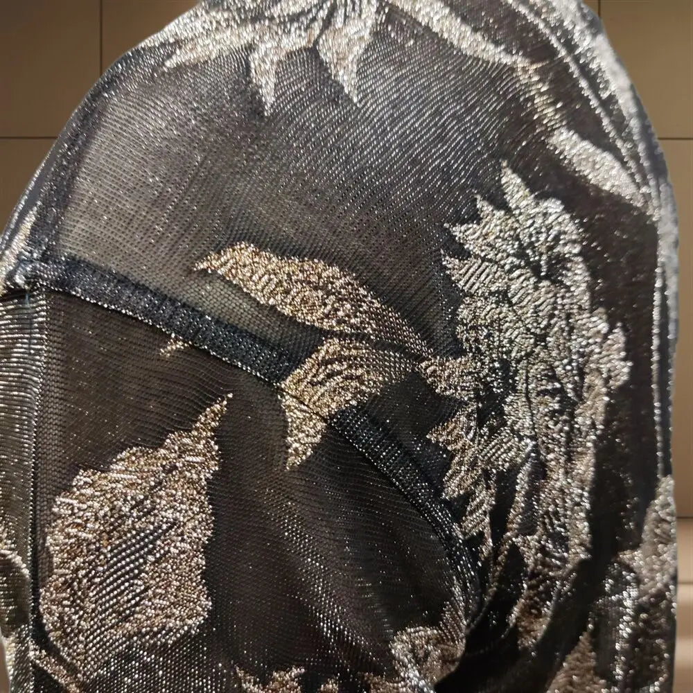 Floral Velvet See-Through Shirt