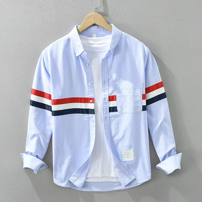 Horizontal 2 Striped Long Sleeve Shirt