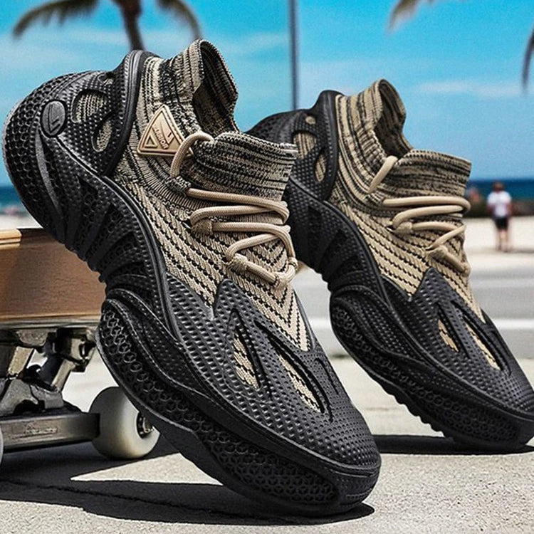 Breathable Mesh Hollow Socks Sneakers