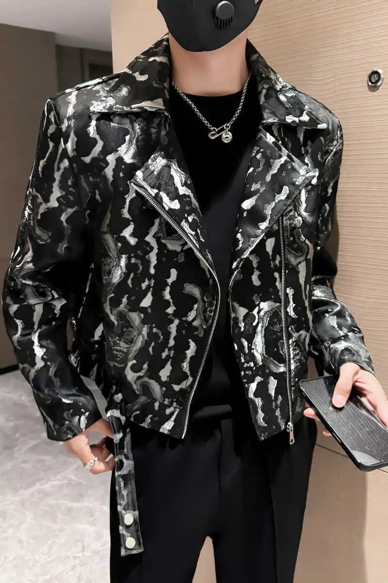 Abstract Pattern Streetwear Vintage Jacket