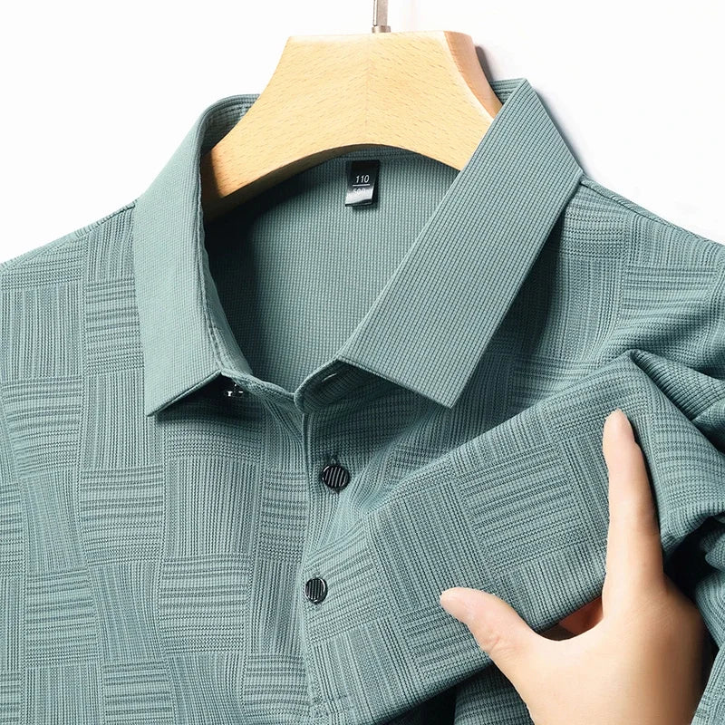 Printed Business Casual Style Polo Shirt
