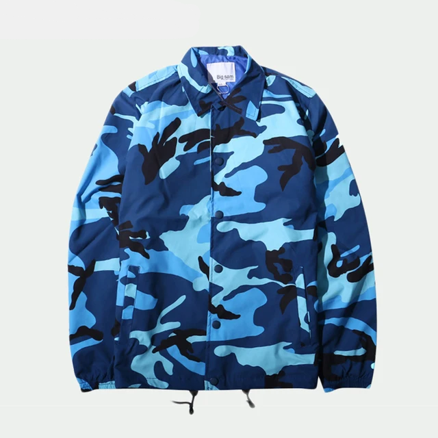 Streetwear Camouflage Windbreaker Jacket