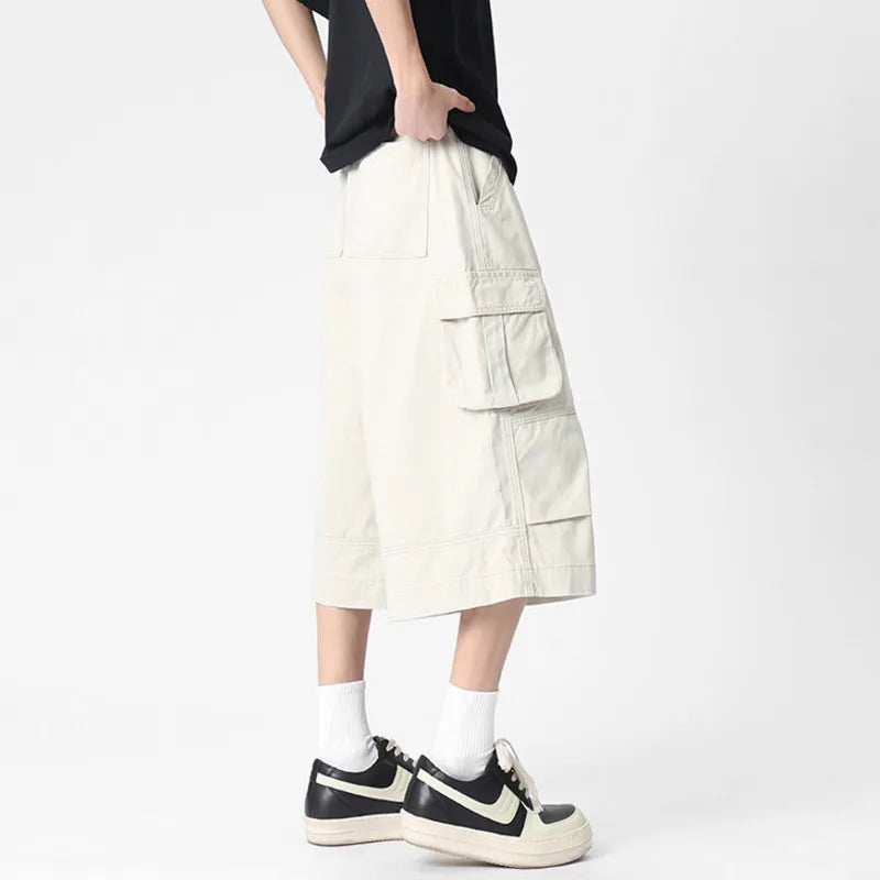 Casual Simple Men's Loose Cargo Shorts