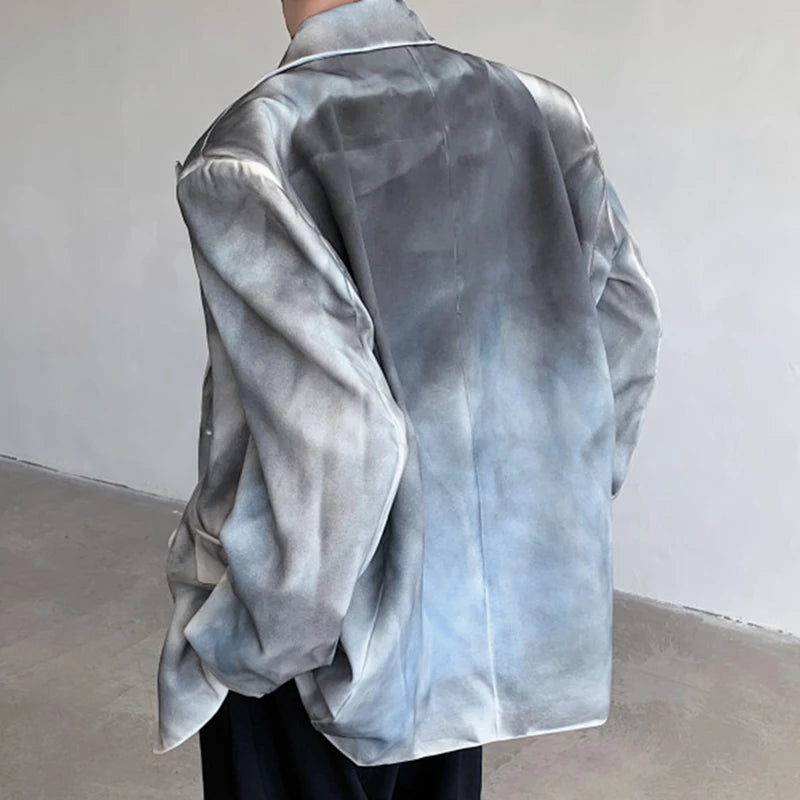 Tie-Dye Hand Painted Loose Blazer