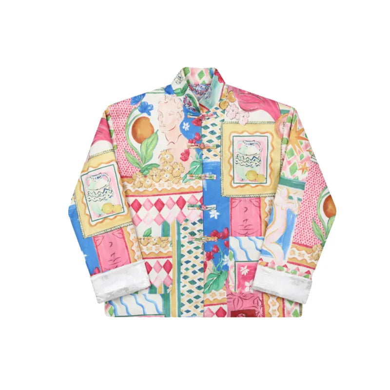 Colorful Geometric Pattern Shirt