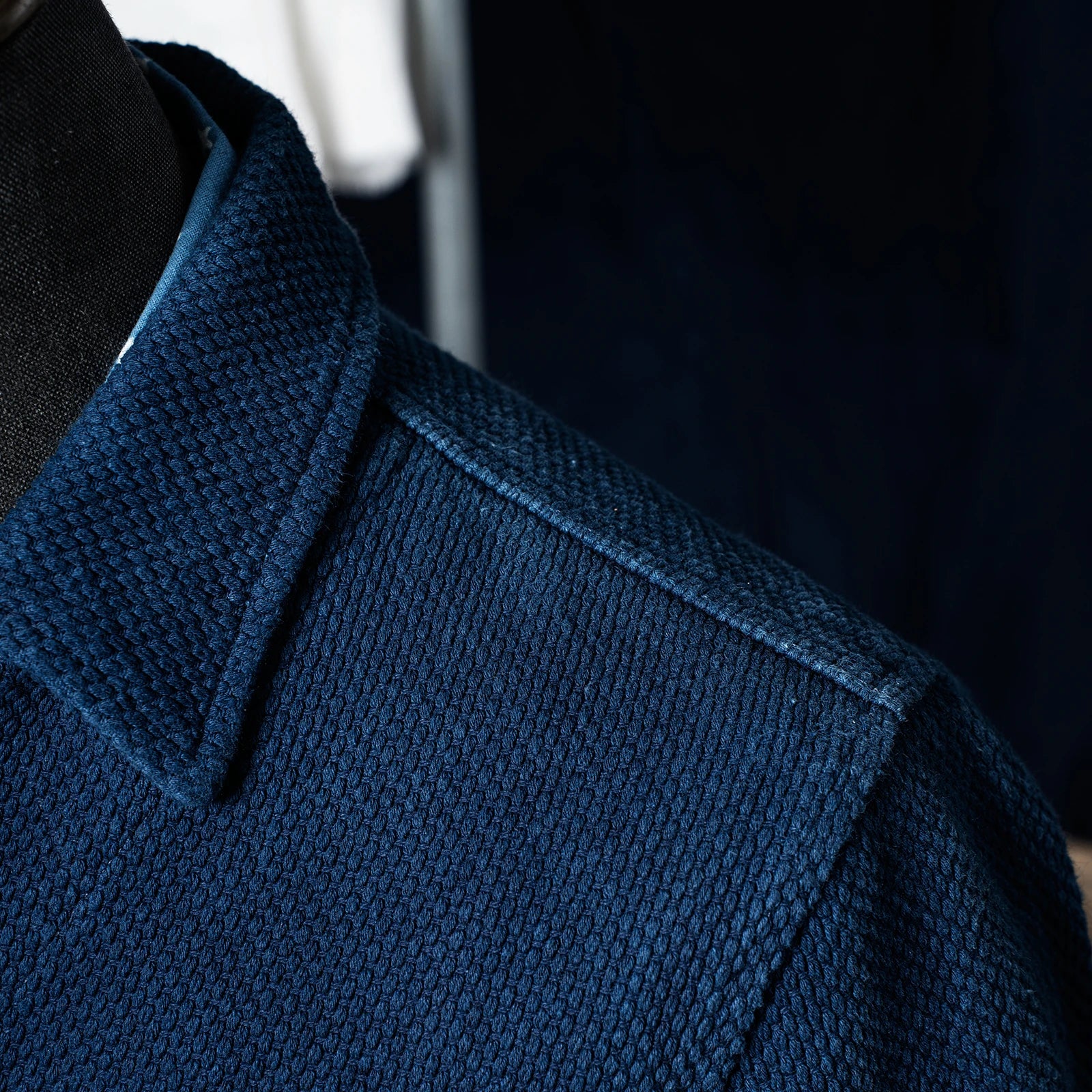 Vintage French Indigo Cargo Jacket