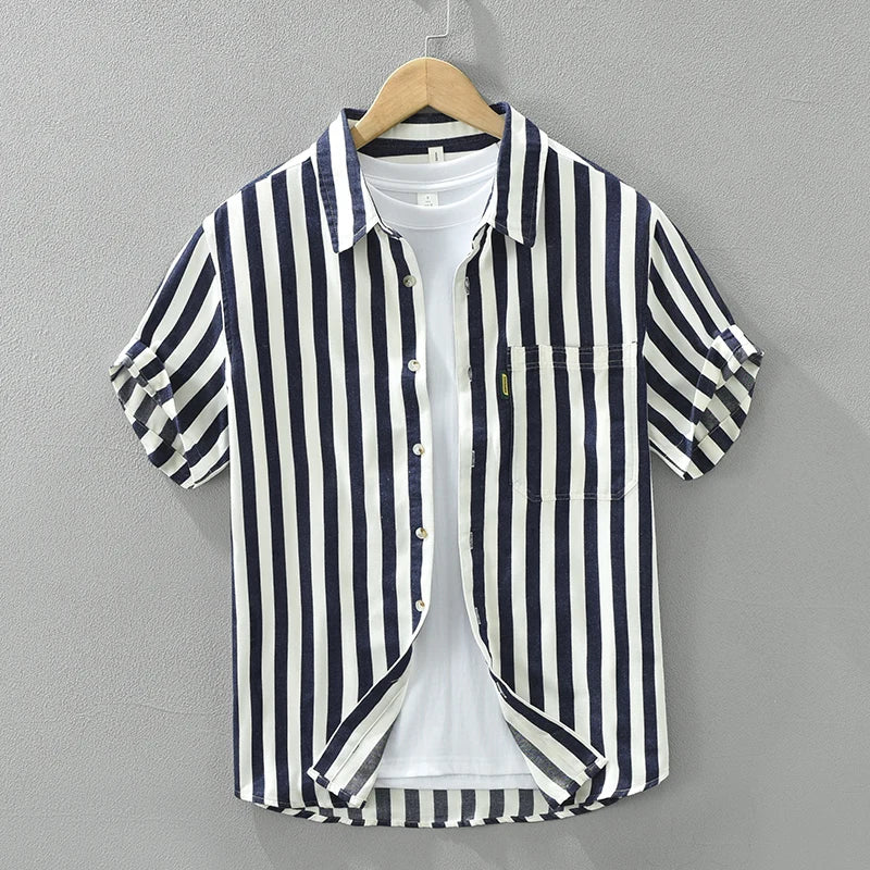 Clean Look Striped Short Sleeve Shirt