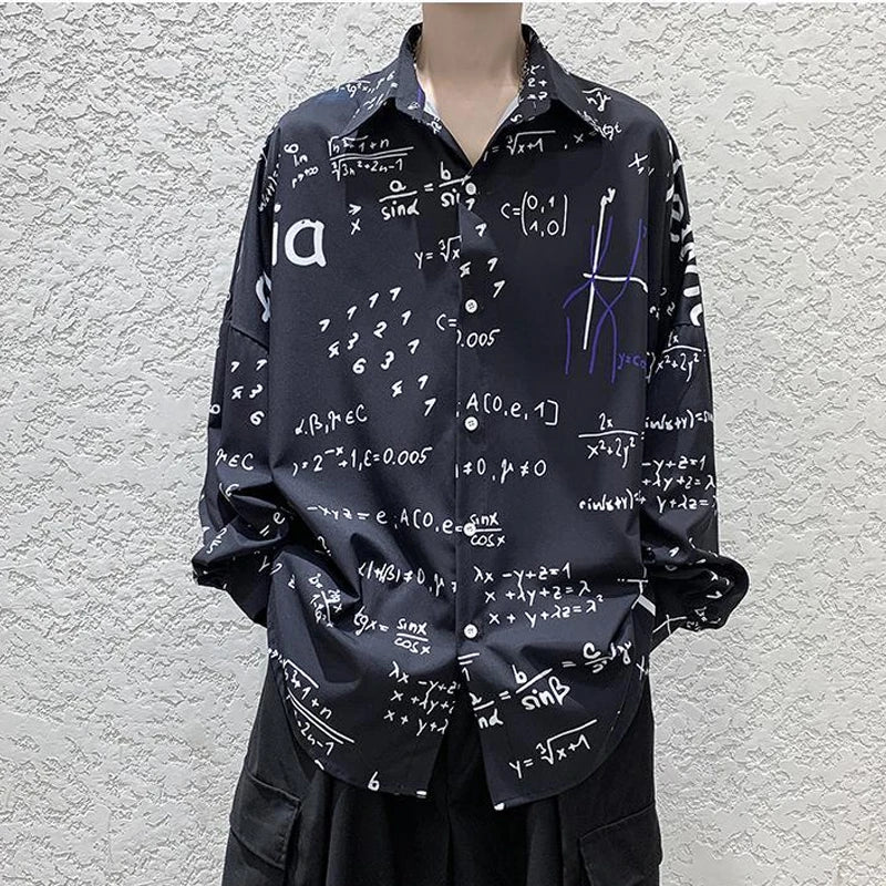 Streetwear Casual Printed Loose Shirt