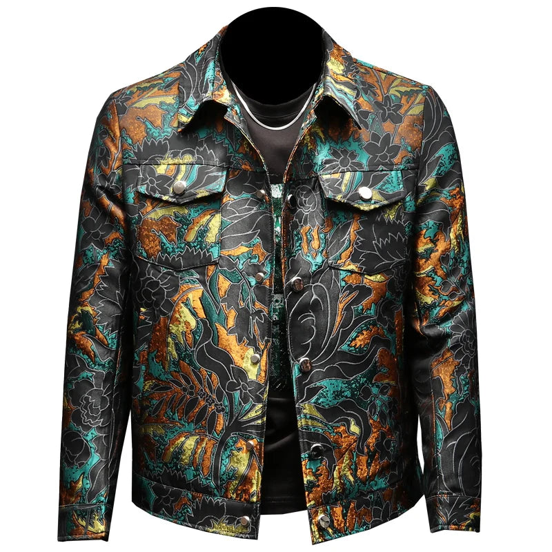 Luxury Embroidery Jacquard Jacket